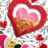 Valentine Hearty Shaker Handmade Greeting Card image