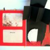 Couple In Paris Garland Quilled Greeting Card image