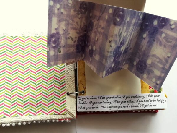 Best Friends Handmade Scrapbook Album image Best Friends Handmade Scrapbook Album image