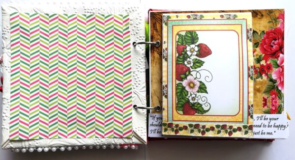Best Friends Handmade Scrapbook Album image Best Friends Handmade Scrapbook Album image