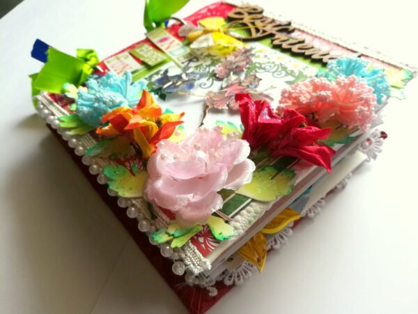 Best Friends Handmade Scrapbook Album image Best Friends Handmade Scrapbook Album image