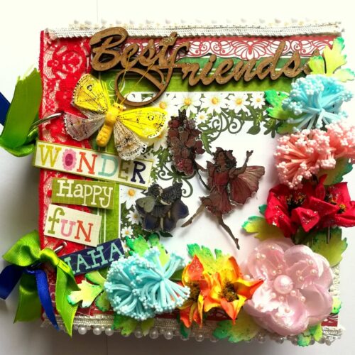 Best Friends Handmade Scrapbook Album image