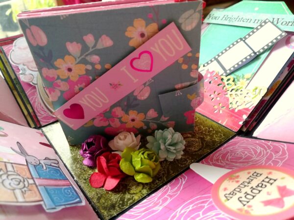 Love and Birthday Exploding Box image Love and Birthday Exploding Box image