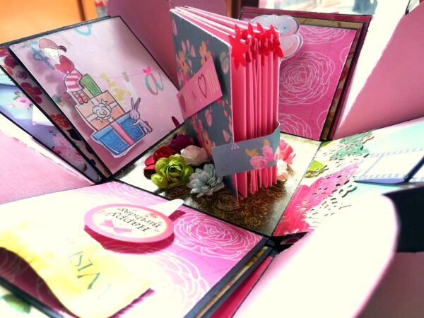 Love and Birthday Exploding Box image Love and Birthday Exploding Box image
