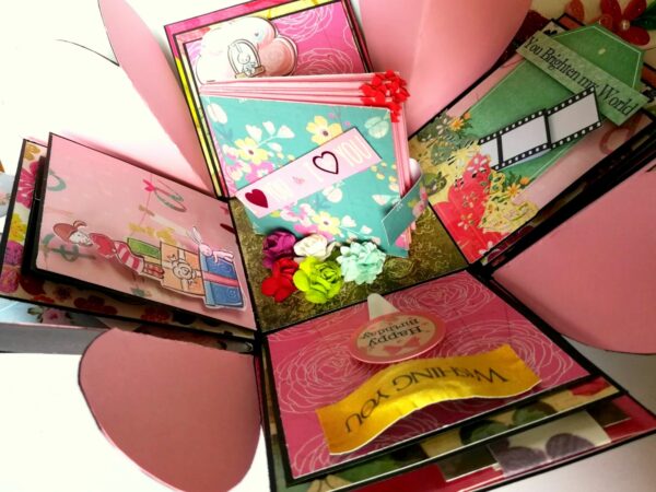 Love and Birthday Exploding Box image Love and Birthday Exploding Box image
