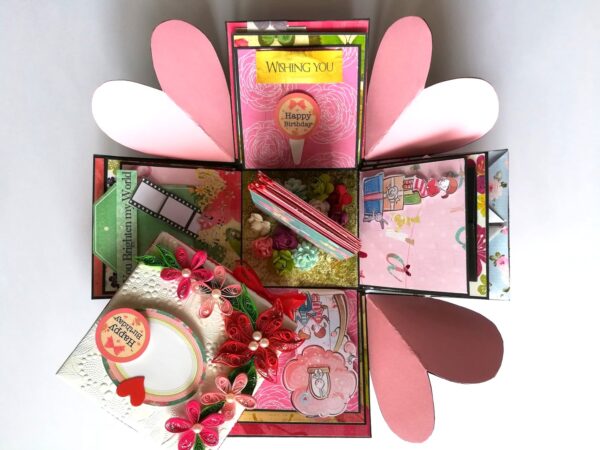 Love and Birthday Exploding Box image Love and Birthday Exploding Box image