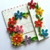 Multicolor Flowers Mini Scrapbook Greeting Card image