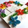 Multicolor Flowers Mini Scrapbook Greeting Card image