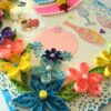 Multicolor Flowers & Cake Greeting Card image Multicolor Flowers & Cake Greeting Card image