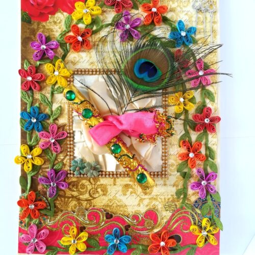 Indian Heritage Depicting Handmade Greeting Card image
