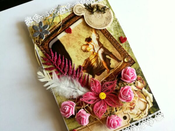 Love Couple Twist and Pop up Greeting Card image Love Couple Twist and Pop up Greeting Card image
