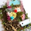 Too Much Love Funky Handmade Greeting Card image
