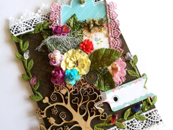 Too Much Love Funky Handmade Greeting Card image