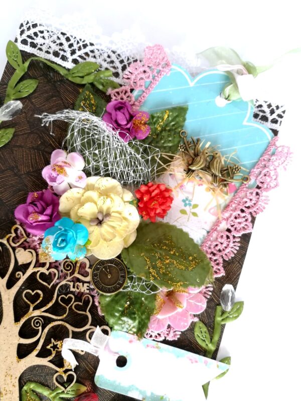 Too Much Love Funky Handmade Greeting Card image