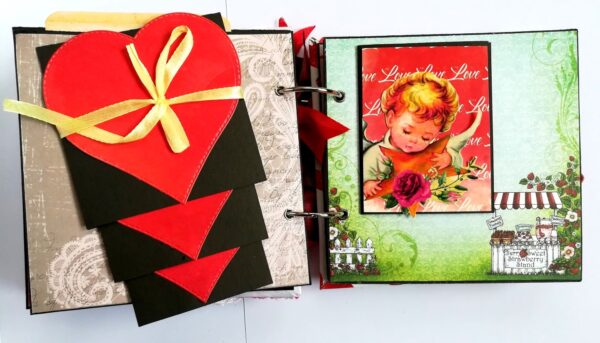 Valentine Together Forever Handmade Love Scrapbook image