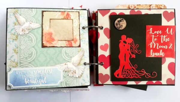 Valentine Together Forever Handmade Love Scrapbook image