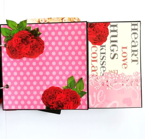 Valentine Together Forever Handmade Love Scrapbook image