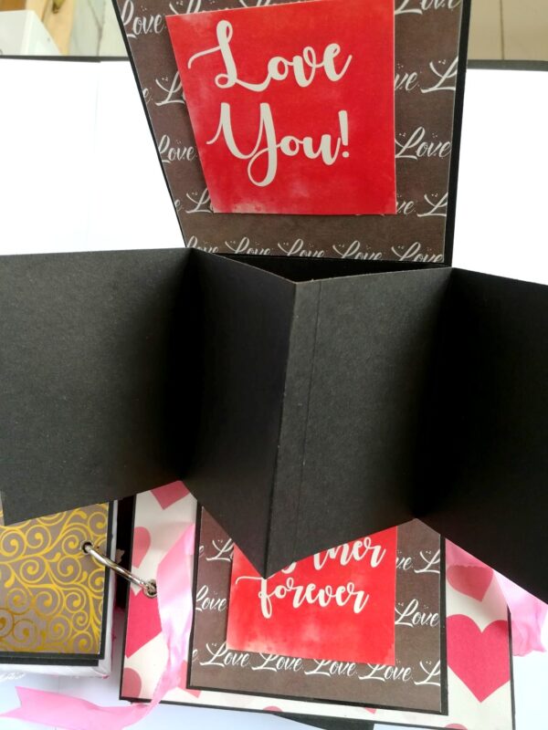 Valentine Together Forever Handmade Love Scrapbook image