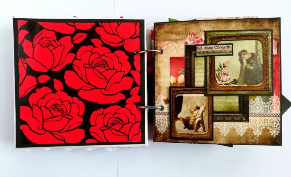 Valentine Together Forever Handmade Love Scrapbook image