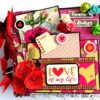 Valentine Together Forever Handmade Love Scrapbook image