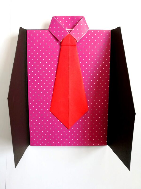 Suit Themed Male Handmade Greeting Card image