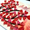 Love Quilled Tree Couple Print Greeting Card image Love Quilled Tree Couple Print Greeting Card image