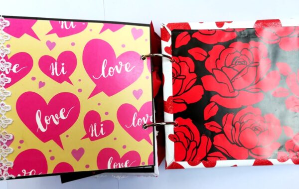 Valentine Together Forever Handmade Love Scrapbook image