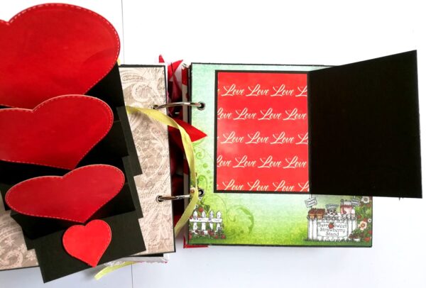 Valentine Together Forever Handmade Love Scrapbook image