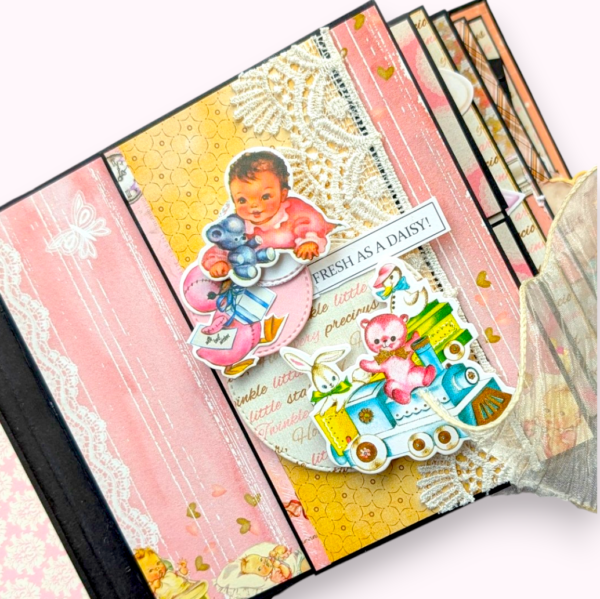 Sparkling Baby Girl Scrapbook