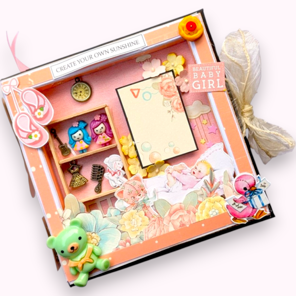 Sparkling Baby Girl Scrapbook