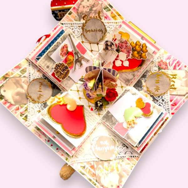 3 Layered Cute Teddy Love Explosion Box 3 Layered Cute Teddy Love Explosion Box
