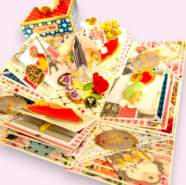 3 Layered Cute Teddy Love Explosion Box 3 Layered Cute Teddy Love Explosion Box