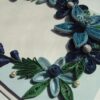 Blue Themed Photo Frame Greeting Card image