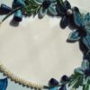 Blue Themed Photo Frame Greeting Card image