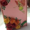 Glittering Roses With Beautiful Fairy Greeting Card image