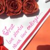 Beautiful Red Roses Heart for Love Greeting Card image