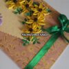 Printed Cream Base With Yellow Flowers Greeting Card image Printed Cream Base With Yellow Flowers Greeting Card image