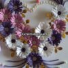 All Purples Heart With Gold Leaves Greeting card image