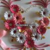 Special Pink Flowers With Ribbon Greeting Card image
