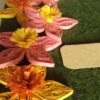 Big Flowers Garland Greeting Card image
