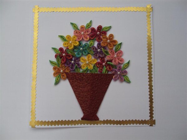 Flower Tub Greeting Card image Flower Tub Greeting Card image