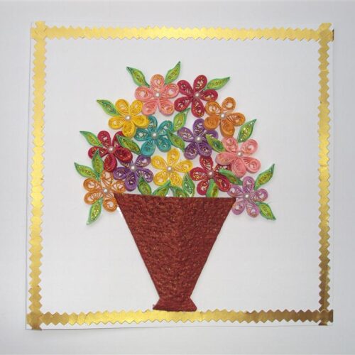 Flower Tub Greeting Card image Flower Tub Greeting Card image