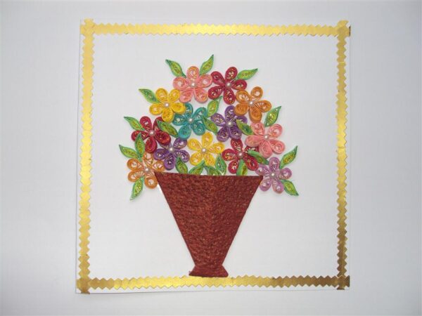 Flower Tub Greeting Card image Flower Tub Greeting Card image