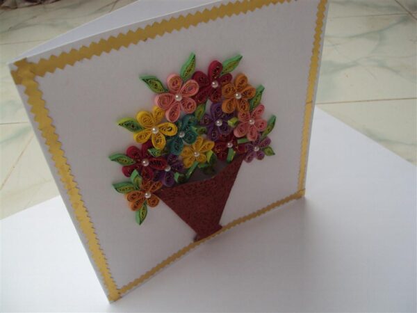 Flower Tub Greeting Card image Flower Tub Greeting Card image
