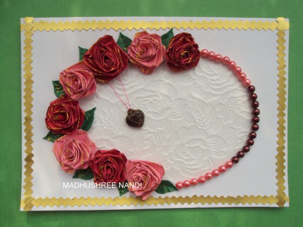 Rose Circle Greeting Card image Rose Circle Greeting Card image