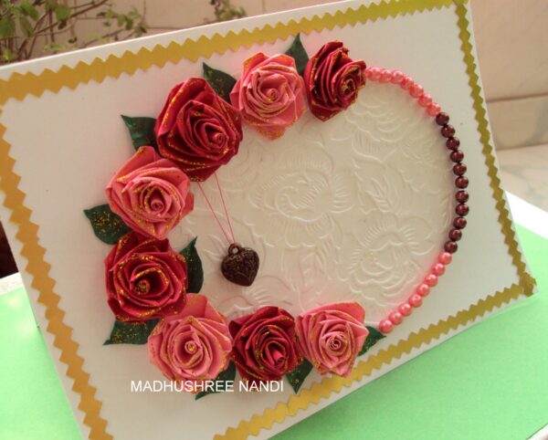 Rose Circle Greeting Card image Rose Circle Greeting Card image