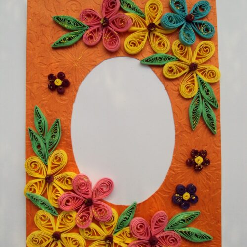 Flower Corners Greeting Card image