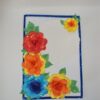 Beautiful Big Flowers with Doily Greeting Card image
