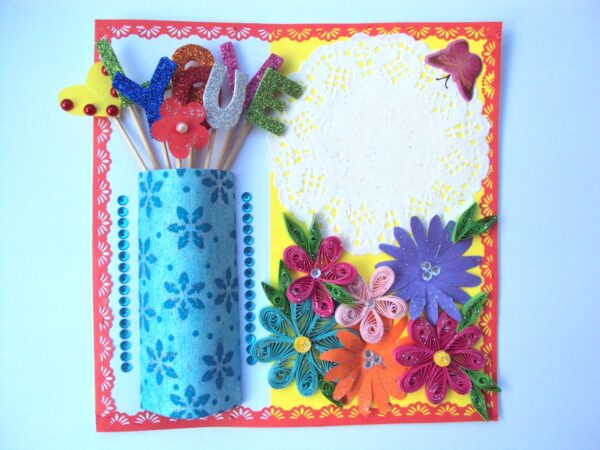 Sparkling Modern Colorful Greeting Card image