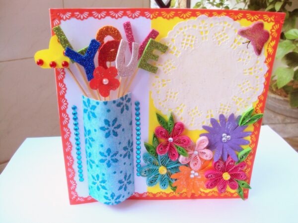 Sparkling Modern Colorful Greeting Card image